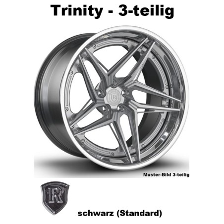 Rohana Forged RFG9 schwarz - Trinity 3-tlg 21 Zoll