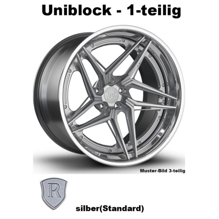 Rohana Forged RFG9 silber - Uniblock 20 Zoll
