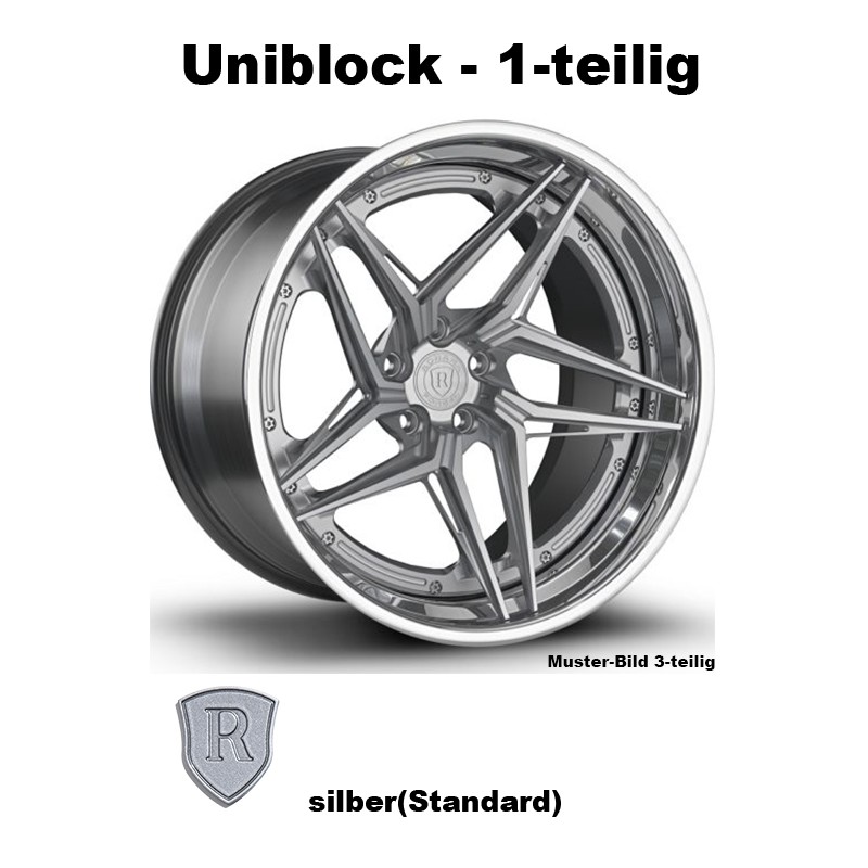 Rohana Forged RFG9 silber - Uniblock 23 Zoll