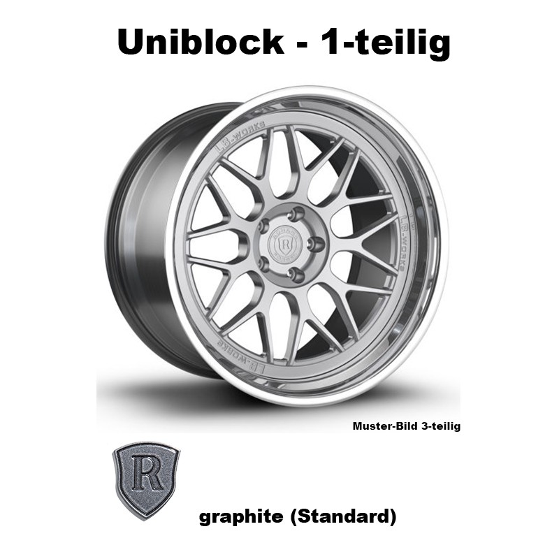 Rohana Forged RLB1 graphite - Uniblock 20 Zoll