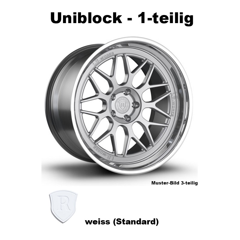 Rohana Forged RLB1 weiss - Uniblock 22 Zoll