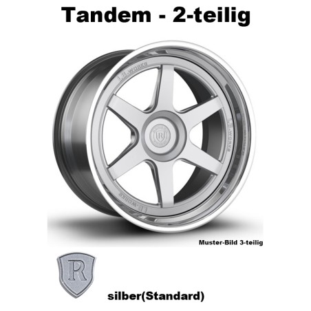 Rohana Forged RLB2 silber - Tandem 2-tlg 22 Zoll