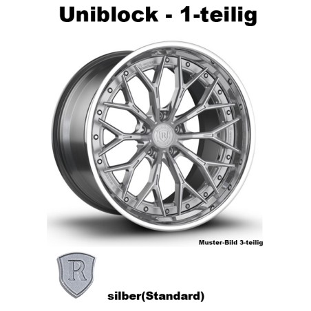 Rohana Forged RLB3 silber - Uniblock 20 Zoll