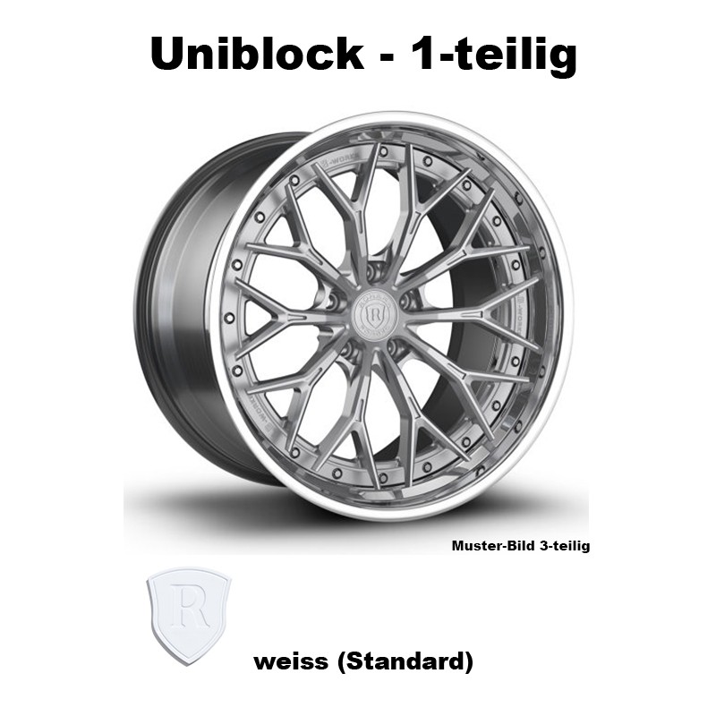 Rohana Forged RLB3 weiss - Uniblock 23 Zoll