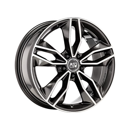 MSW 71 7.5 x 17 grau / anthrazit Alufelge