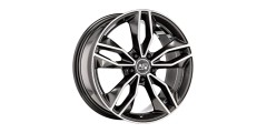 MSW 71 8 x 18 grau / anthrazit Alufelge