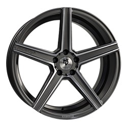 mbDESIGN KV1 DC 11 x 22 grau / anthrazit Alufelge