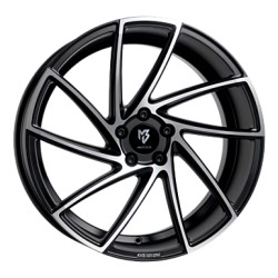mbDESIGN KV2 8.5 x 19 schwarz Alufelge