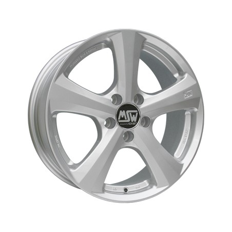 MSW 19 6.5 x 15 silber Alufelge