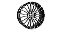 Brock B24 7.5 x 17 schwarz Alufelge