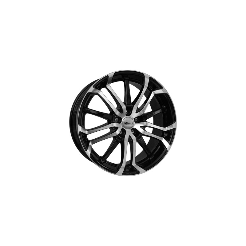 Brock B26 8.5 x 19 schwarz Alufelge