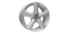 MSW 19 6.5 x 15 silber Alufelge