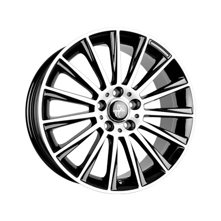 Keskin KT18 Turbo 7 x 17 schwarz Alufelge