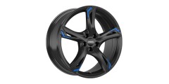 Ronal R62 Blue 7.5 x 18 schwarz Alufelge