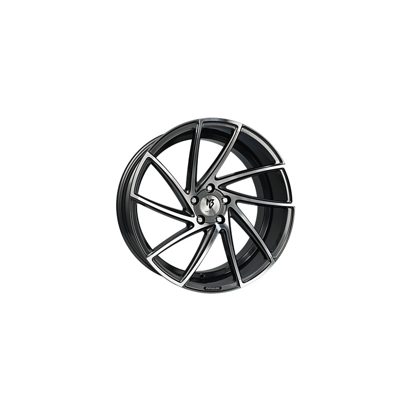 mbDESIGN KV2 8.5 x 19 grau / anthrazit Alufelge