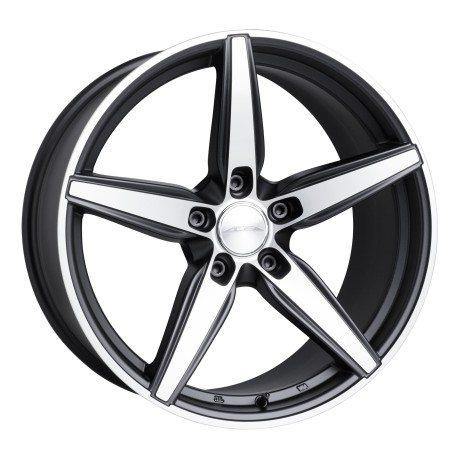 ACE Planet 7.0x17 ET38 5x10.0 schwarz matt frontpoliert