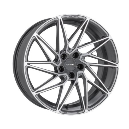 ACE Driven left 9.0x20 ET25 5x120 matt grau frontpoliert