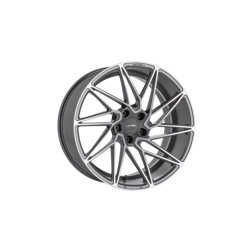 ACE Driven right 10.5x20 ET35 5x120 matt grau frontpoliert