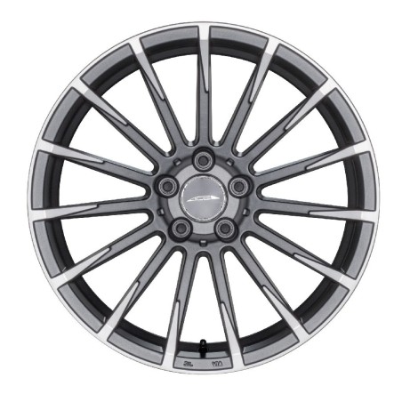 ACE Devotion 9.0x20 ET25 5x120 matt grau frontpoliert