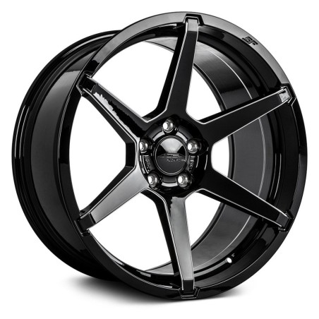 ACE AFF06 8.5x20 ET35 5x112 schwarz glanz Speichenkanten gefräst
