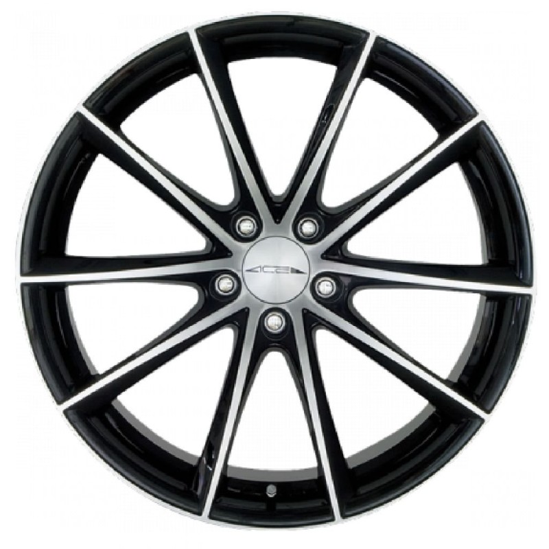 ACE Mandalay 9.0x22 ET35 5x120 schwarz glanz frontpoliert