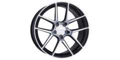ACE AFF02 9.5x19 ET40 5x110 dark shiny black, face polished