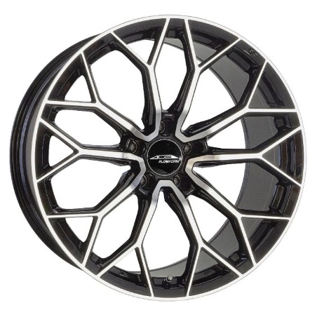 ACE AFF09 8.5x19 ET45 5x110 dark shiny black, face polished