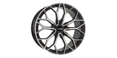 ACE AFF09 8.5x19 ET45 5x110 dark shiny black, face polished
