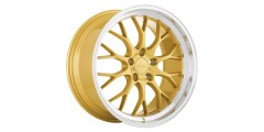 ACE AFF10 8.5x19 ET45 5x115 gold, step rim polished