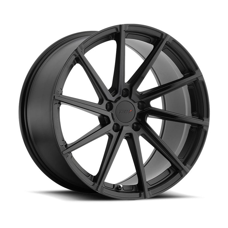 TSW Watkins 8.5x19 5x108 ET42 matte black / gloss black front