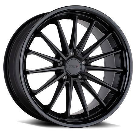 TSW Marina 8.5x19 5x112 ET42 matte black / gloss black lip