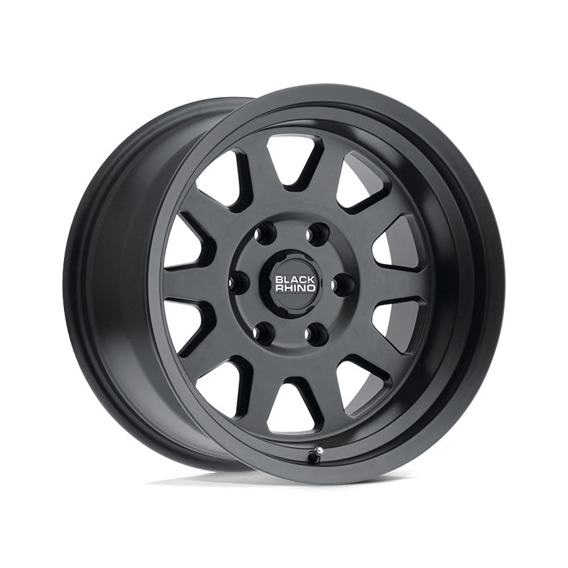 Black Rhino Stadium 8x16 6x130 ET45 matte black