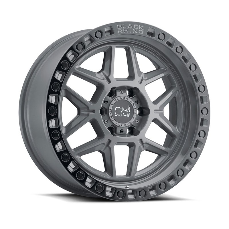 Black Rhino Kelso 9x20 6x135 ET12 grey / black lip