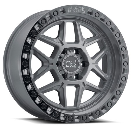 Black Rhino Kelso 9x20 6x135 ET12 grey / black lip