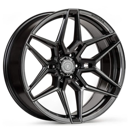 Rohana RFV2 9.5x22 ET0  6x139.7 gloss graphite