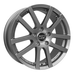 MSW 22 6 x 15 grau / anthrazit Alufelge