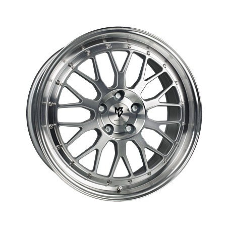 mbDESIGN LV1 7.5 x 18 silber Alufelge