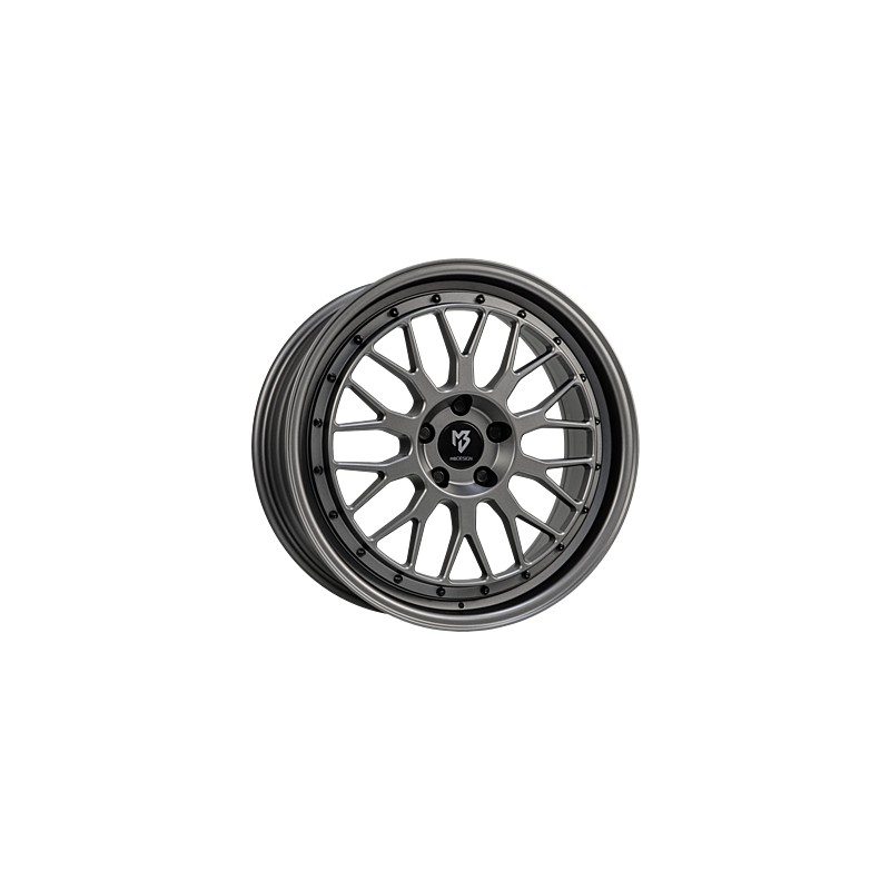 mbDESIGN LV1 7.5 x 18 grau / anthrazit Alufelge