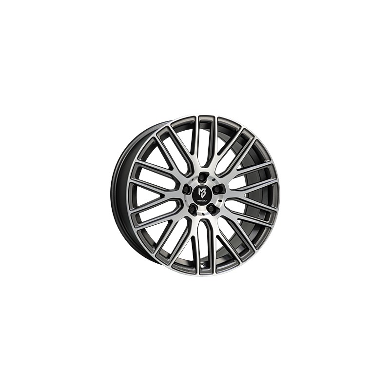 mbDESIGN KV4 8.5 x 19 grau / anthrazit Alufelge