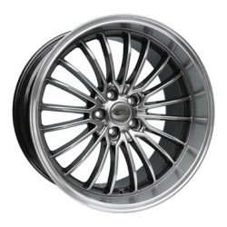 Brock B24GP 9 x 20 silber Alufelge