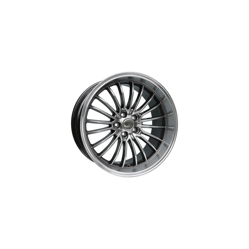 Brock B24GP 9 x 20 silber Alufelge