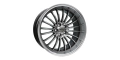 Brock B24GP 9 x 20 silber Alufelge