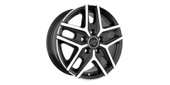 MSW 40 Van 6.5 x 16 schwarz Alufelge