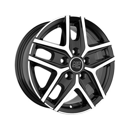MSW 40 Van 6.5 x 16 schwarz Alufelge