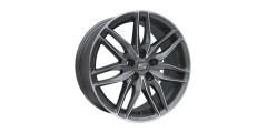 MSW 24 8 x 17 grau / anthrazit Alufelge