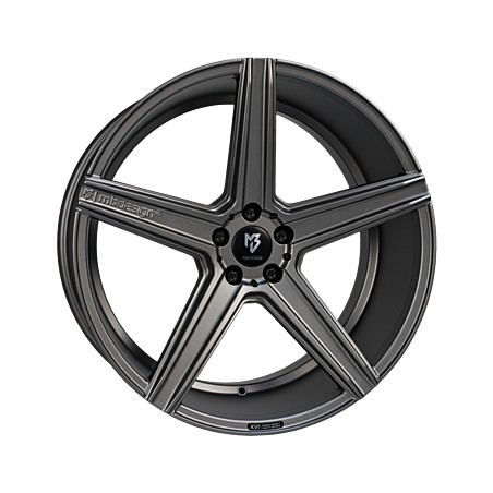 mbDESIGN KV1 10 x 22 grau / anthrazit Alufelge