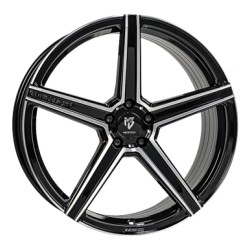 mbDESIGN KV1S 9.5 x 20 schwarz Alufelge