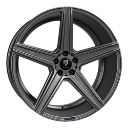 mbDESIGN KV1 DC 11.5 x 23 grau / anthrazit Alufelge