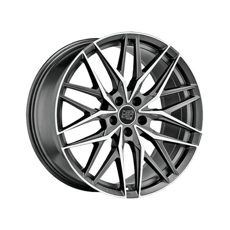 MSW 50 9.5 x 21 grau / anthrazit Alufelge