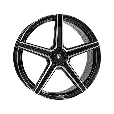 mbDESIGN KV1S DC 9.5 x 21 schwarz Alufelge